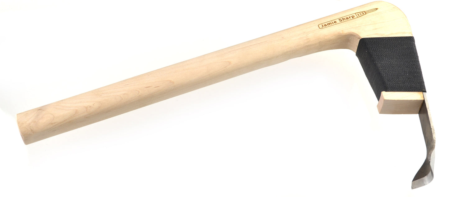 3 inch curved adze, wood carving tool